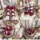 Modo Fairytale Town Large Bow Platform Shoes(Leftovers/6 Colours/Full Payment Without Shipping)